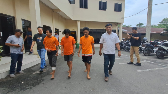 Pencuri sepeda motor di Medan ditembak. [Istimewa]